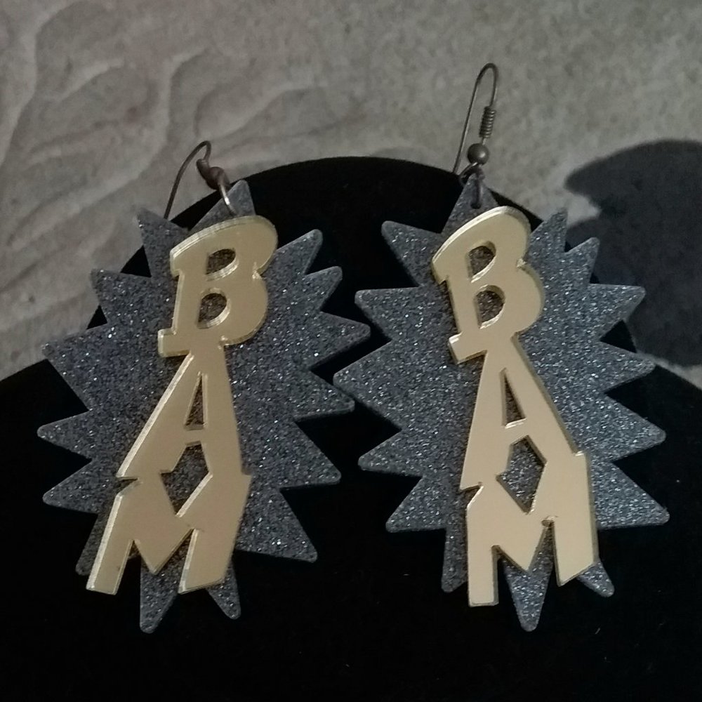 Fun Retro Bam Earrings